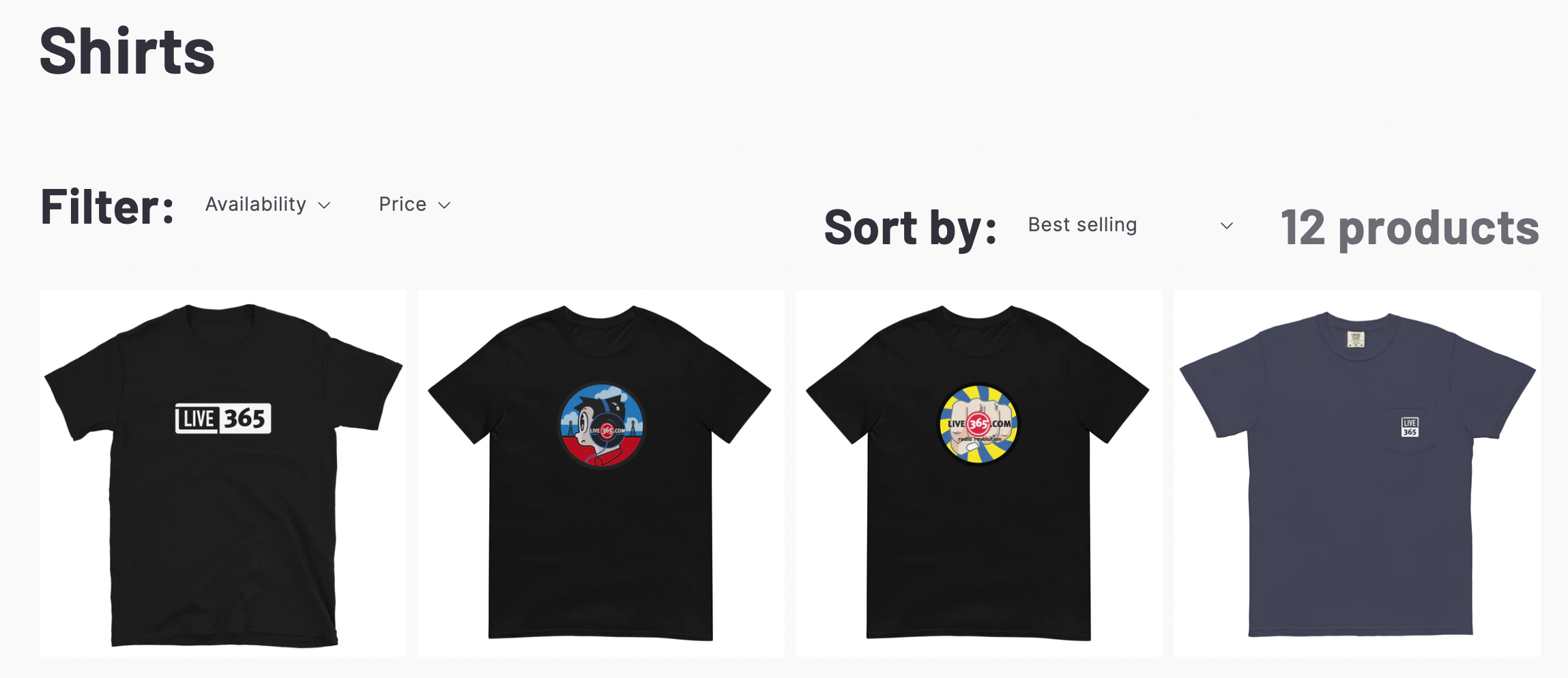 Shirts – Live365 Store