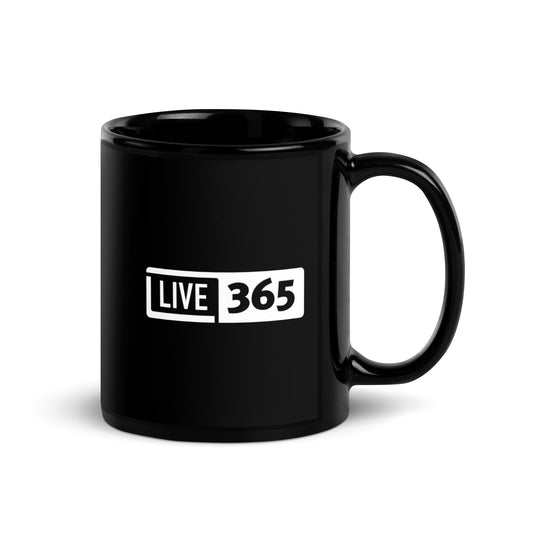 Live365 Black Mug