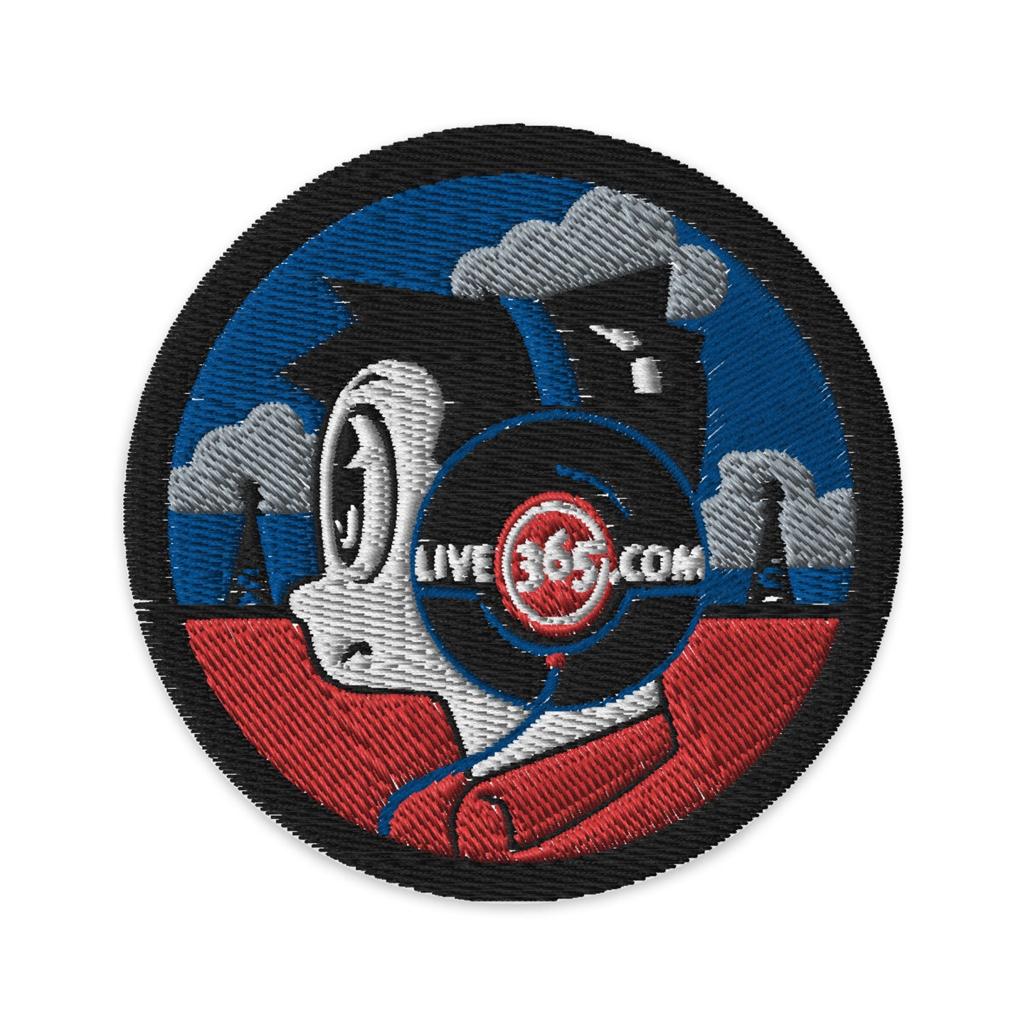 Live365 Retro Headphones Patch