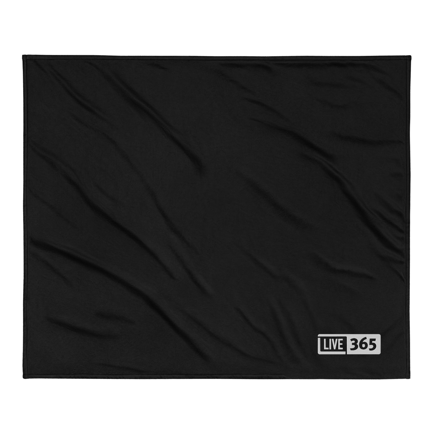 Live365 Embroidered Sherpa Blanket