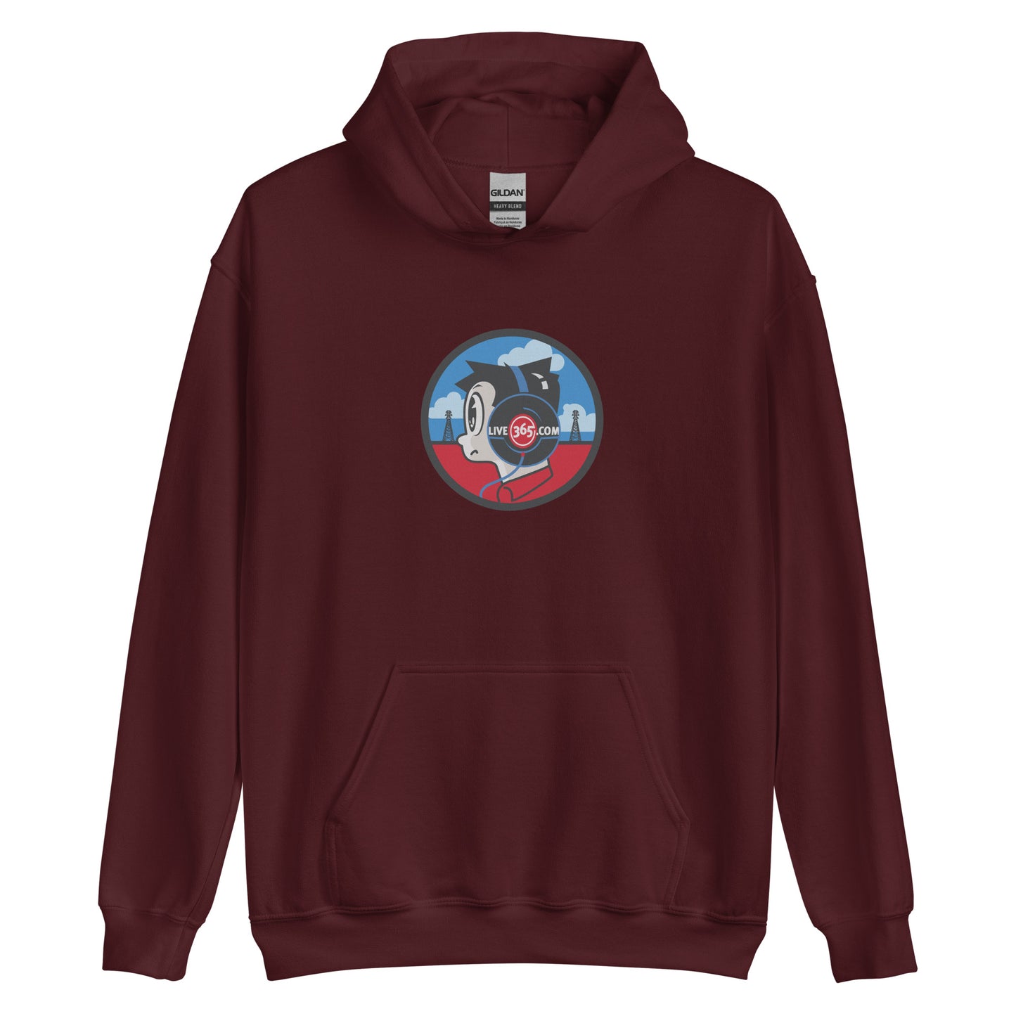 Live365 Retro Headphones Hoodie