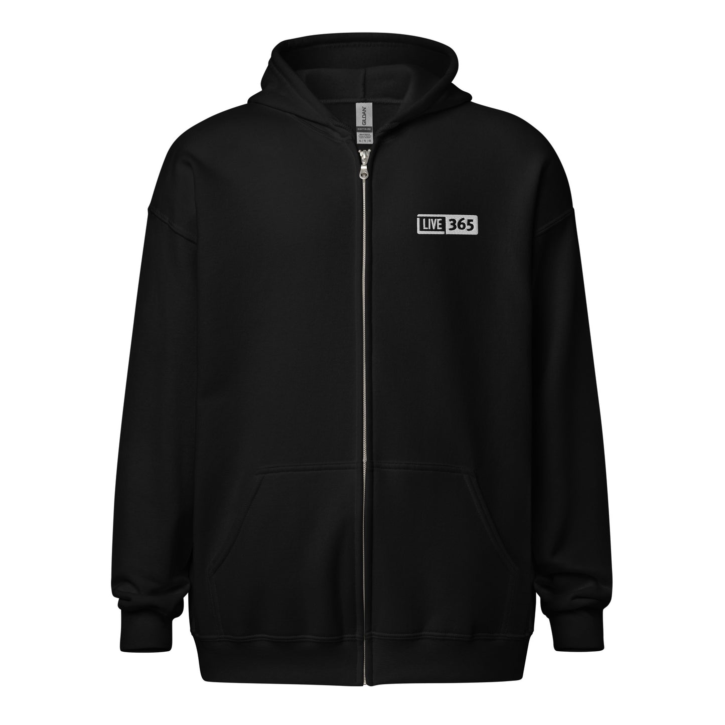Live365 Zip-Up Hoodie