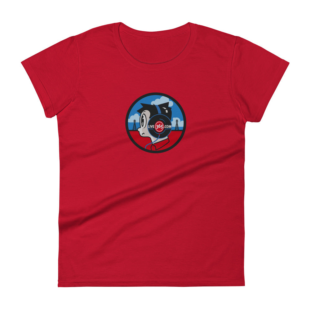Live365 Retro Headphones Women's Shirt