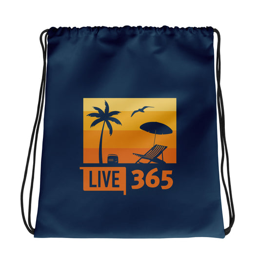 Live365 Summer Drawstring Bag