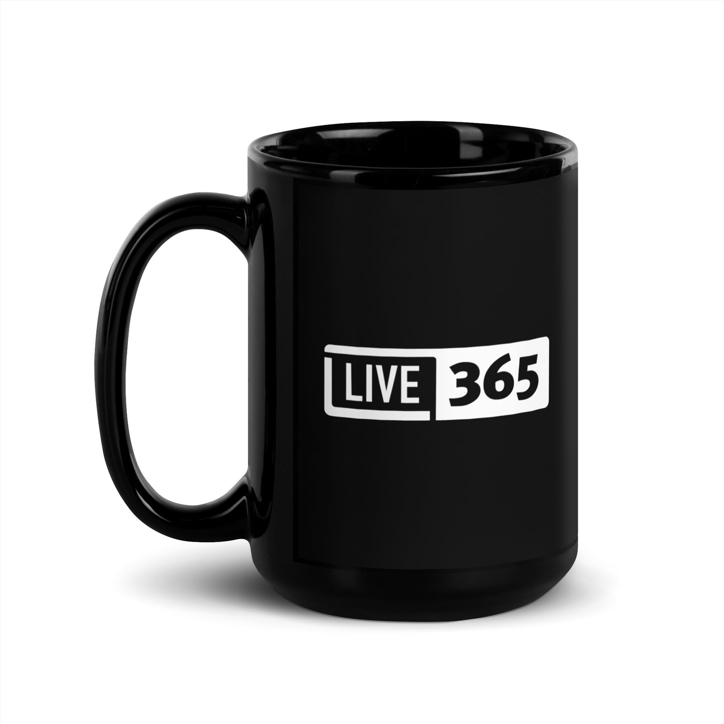 Live365 Black Mug